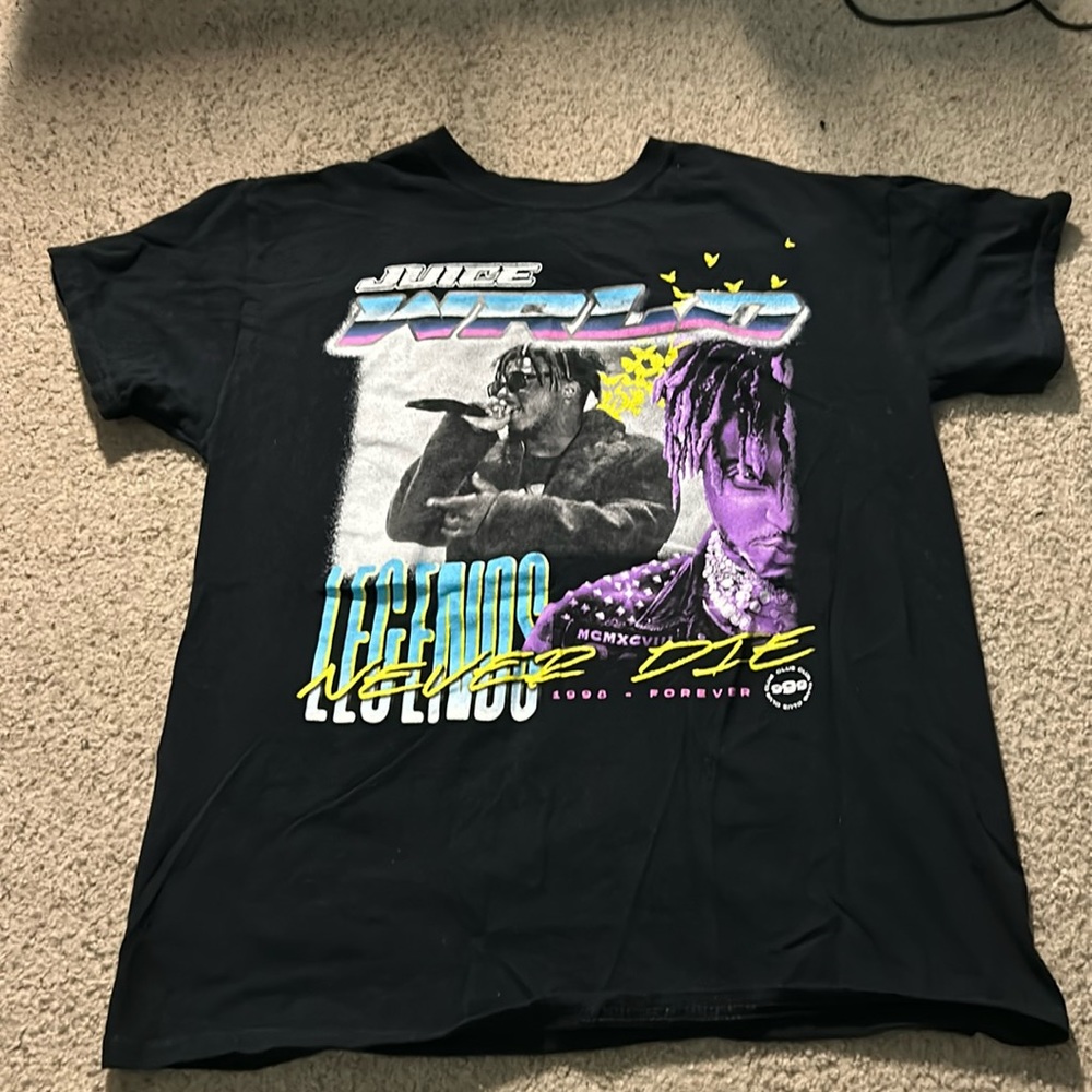 Juice Wrld Legends Never Die Tee Mens Medium Used
